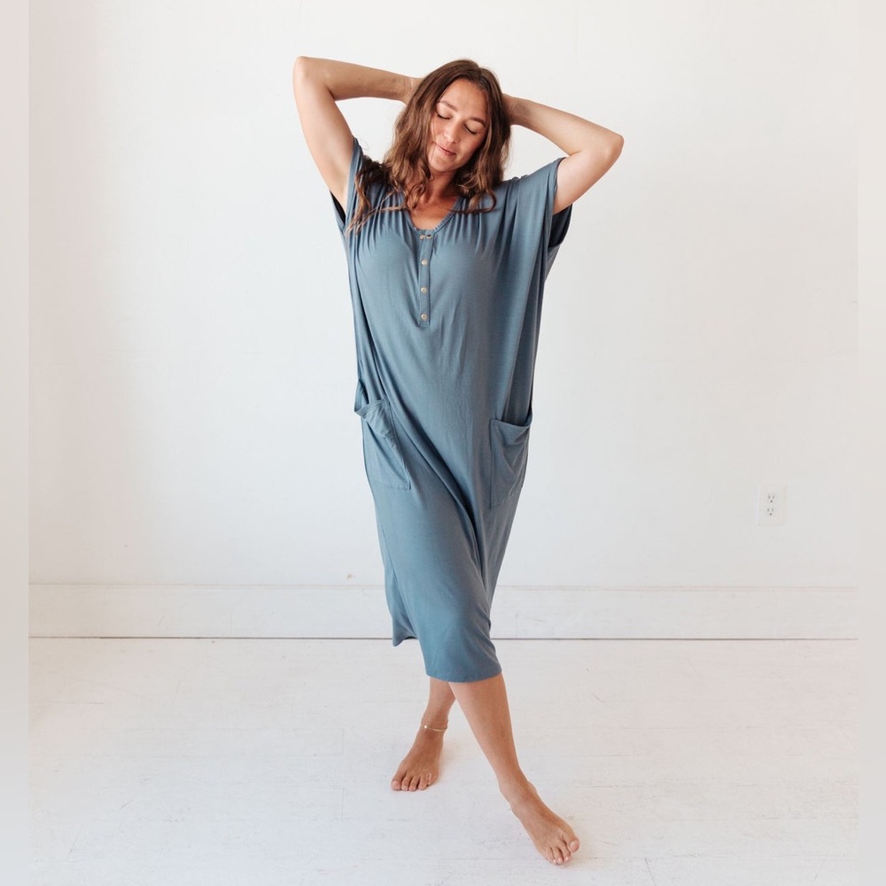 Dwell & Slumber LAGUNA | COCOON COMFY DRESS LONG COMFY